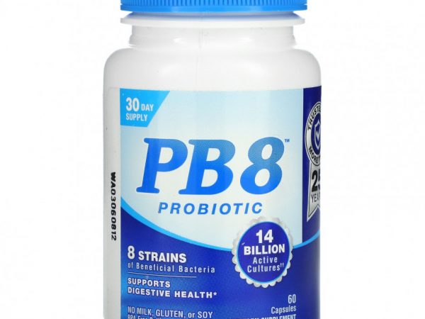 Nutrition Now, PB 8, пробиотик, 14 млрд, 60 капсул
