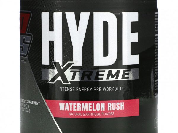 ProSupps, Hyde Xtreme, интенсивная энергия перед тренировкой, арбуз, 222 г (7,8 унции)