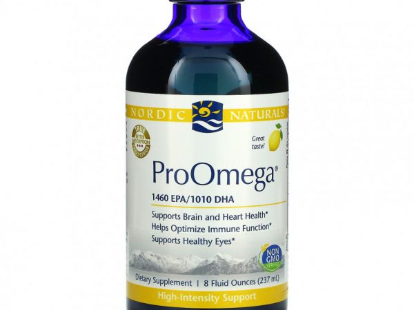 Nordic Naturals, ProOmega, лимон, 237 мл (8 жидк. унций)