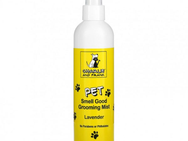 Charlie & Frank, Спрей для ухода за шерстью животных, «Лаванда», 237 мл