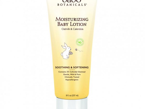 Babo Botanicals, Увлажняющий детский лосьон, успокаивающее овсяное молоко и календула, 237 мл (8 жидких унций)