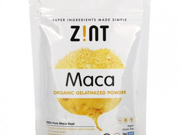 Zint, Мака, Органический желатинизированный порошок, 8 унц.(227 г)