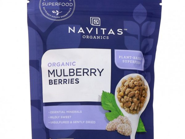 Navitas Organics, Органические ягоды шелковицы, 227 г (8 унций)