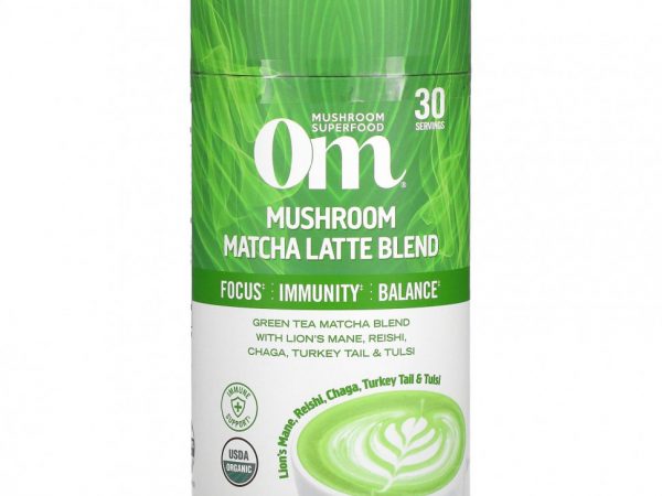 Om Mushrooms, Смесь грибов матча и латте, 240 г (8,47 унции)