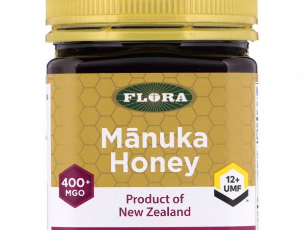 Flora, Мед манука, MGO 400+, 250 г