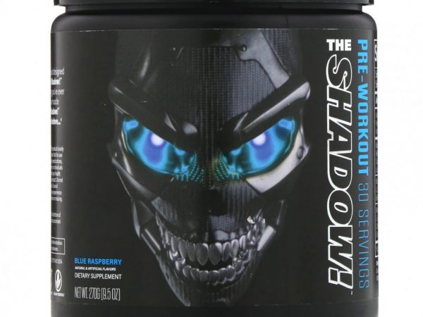 JNX Sports, The Shadow, предтренировочная добавка, голубая малина, 270 г