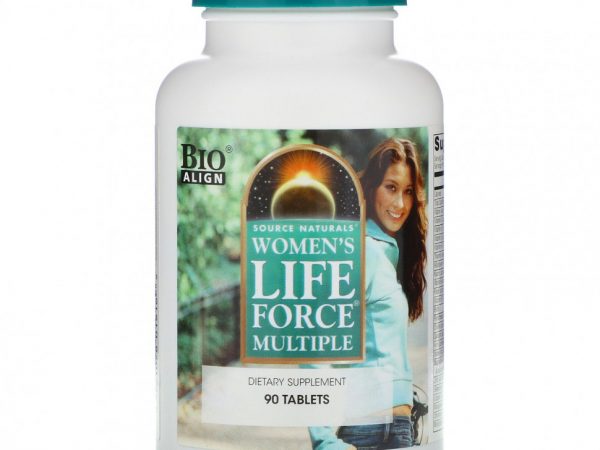 Source Naturals, Мультивитамины для женщин «Life Force», 90 таблеток
