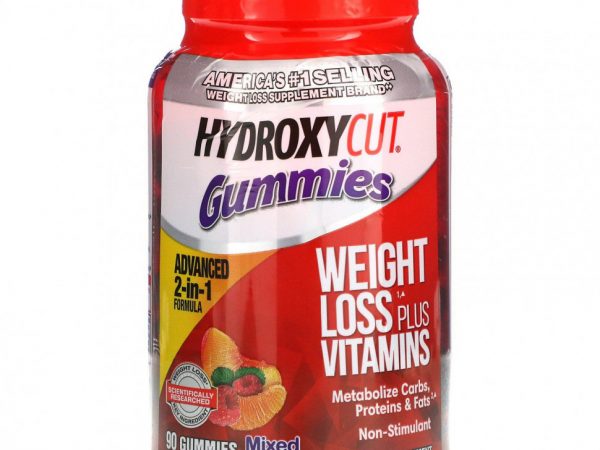 Hydroxycut, Gummies, фруктовое ассорти, 90 жевательных конфет