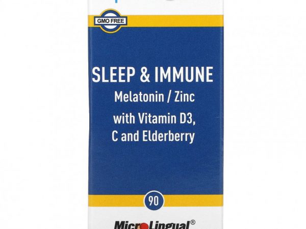 Superior Source, Sleep & Immune, 90 MicroLingual Instant Dissolve Melts