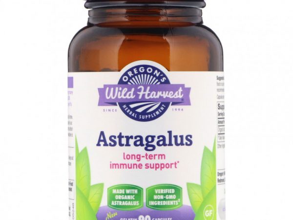 Oregon's Wild Harvest, Астрагал, 90 желатиновых капсул