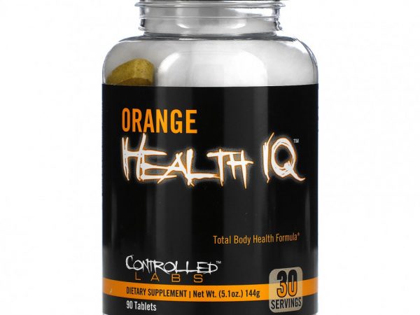 Controlled Labs, Orange Health IQ, 90 таблеток