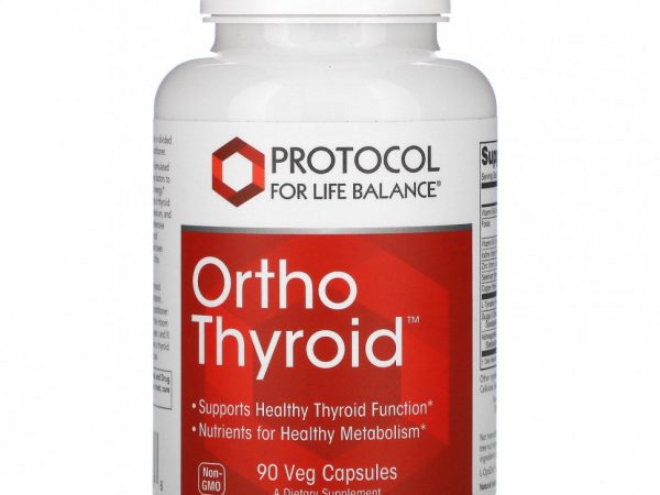 Protocol for Life Balance, Ortho Thyroid, 90 растительных капсул
