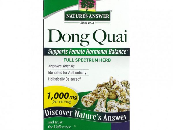 Nature's Answer, Дудник китайский, 1000 мг, 90 растительных капсул