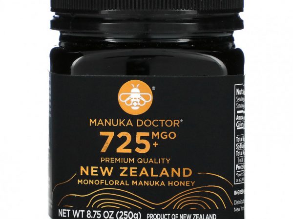 Manuka Doctor, Монофлорный мед манука, MGO 725+, 250 г (8,75 унции)