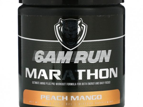 6AM Run, Marathon, перед тренировкой, персик и манго, 360 г (12,7 унции)