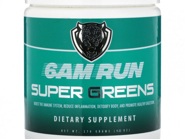 6AM Run, Super Greens, 270 г (9,52 унции)