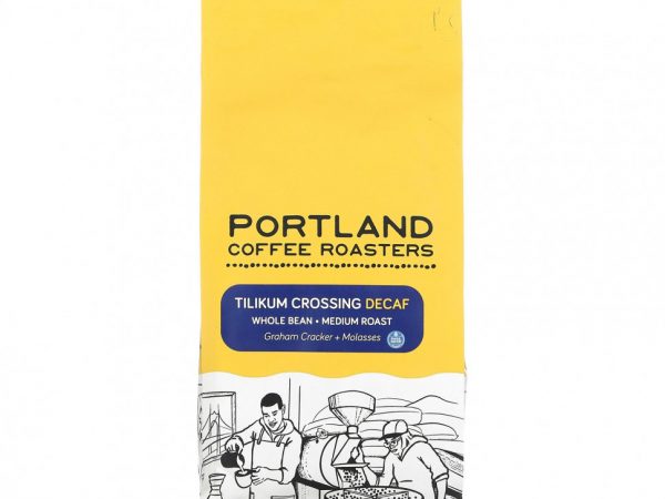 Portland Coffee Roasters, Tilikum Crossing Decaf, цельные бобы, средней обжарки, 340 г (12 унций)