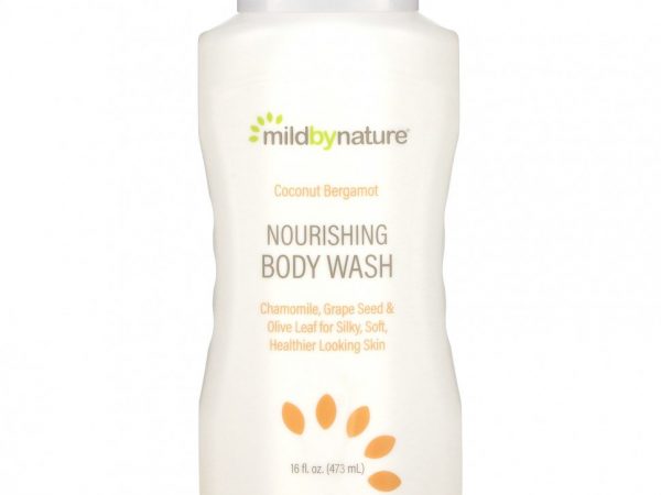 Mild By Nature, питательный гель для душа, кокос и бергамот, 473 мл (16 жидк. унций)