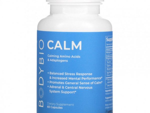 BodyBio, Calm, 60 капсул