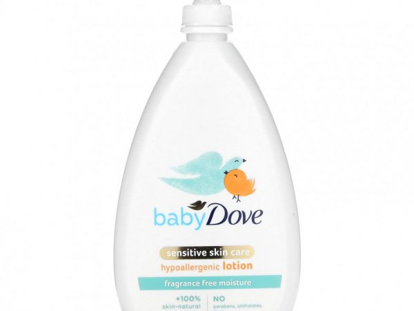 Dove, Для детей, для чувствительной кожи, гипоаллергенный лосьон, без отдушек, 591 мл (20 жидк. Унций)