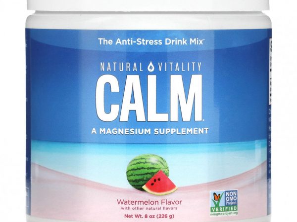 Natural Vitality, Calm, смесь для приготовления антистресс-напитка, арбуз, 226 г (8 унций)