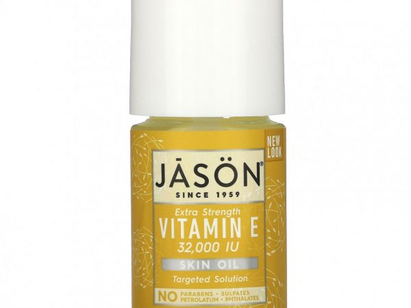 Jason Natural, масло усиленного действия для ухода за кожей с витамином Е, 32 000 МЕ, 30 мл (1 жидк. унция)