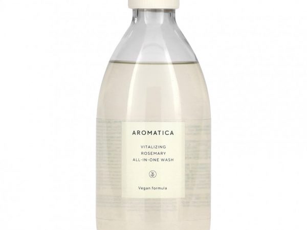 Aromatica, Восстанавливающее универсальное средство для душа с розмарином, 300 мл (10,1 жидк. Унции)