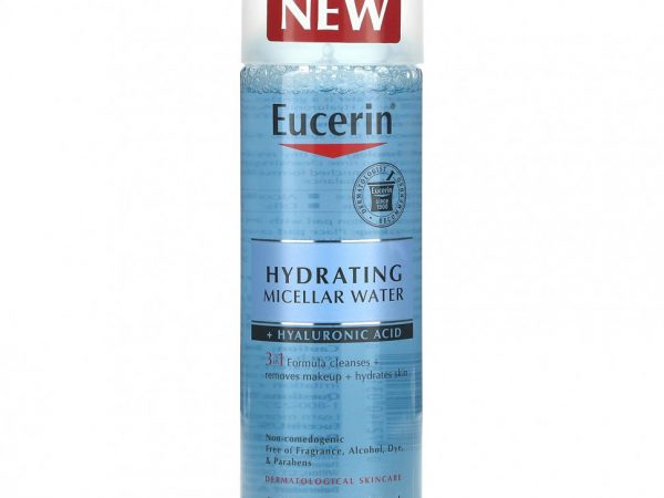 Eucerin, Hydrating Micellar Water + Hyaluronic Acid, 6.8 fl oz (200 ml)