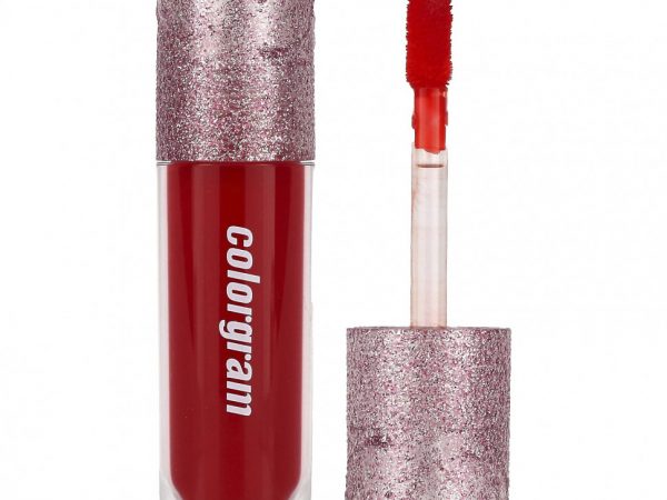Colorgram, Thunderbolt Tint Lacquer, 03 Light Tok, яркий оранжево-красный, 4,5 г (0,15 унции)