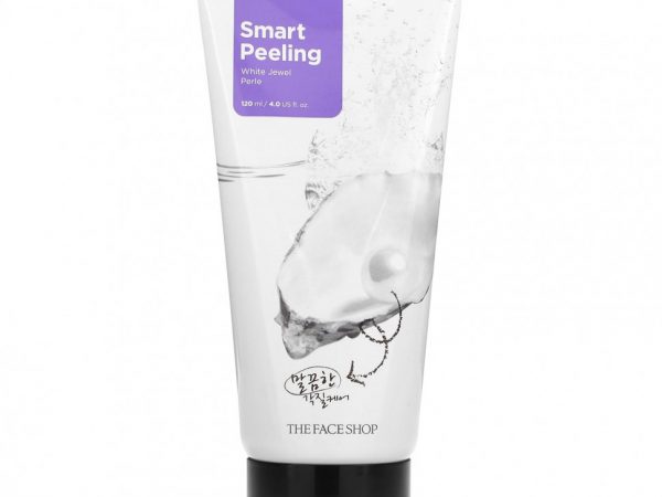 The Face Shop, Smart Peeling, перламутр с белым камнем, 120 мл (4 жидк. Унции)