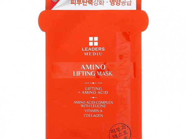 Leaders, Mediu, подтягивающая маска с аминокислотами, 1 шт., 25 мл