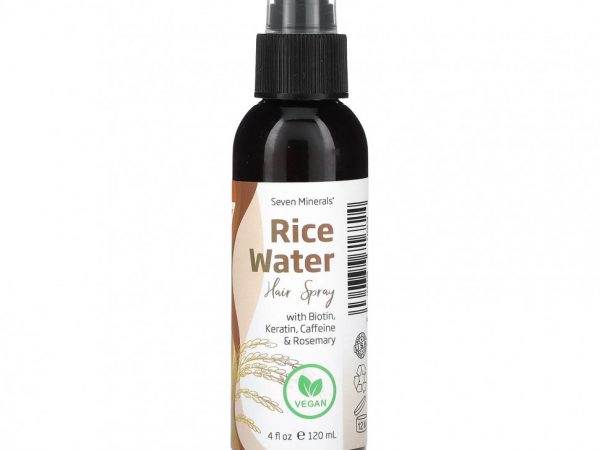 Seven Minerals, Спрей для волос с рисовой водой, 120 мл (4 жидк. Унции)