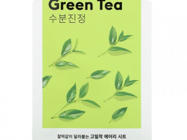 Missha, Тканевая маска Airy Fit, зеленый чай, 1 шт., 19 г