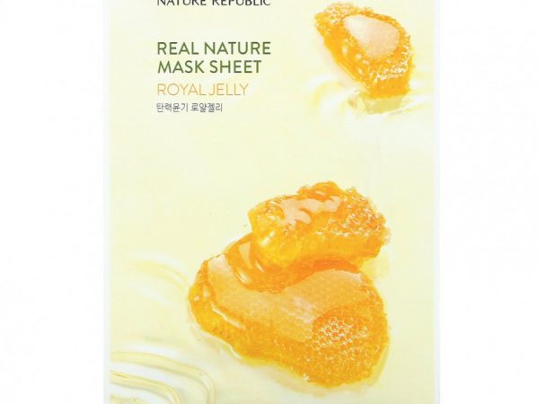 Nature Republic, Real Nature Beauty Mask Sheet, маточное молочко, 1 шт., 23 мл (0,77 жидк. Унции)