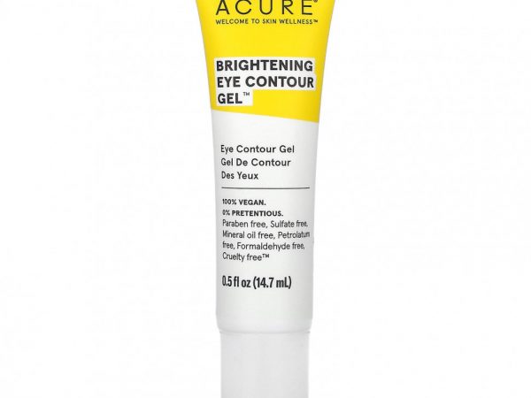 ACURE, Осветляющий гель для контура глаз, 14,7 мл (0,5 жидк. Унции)