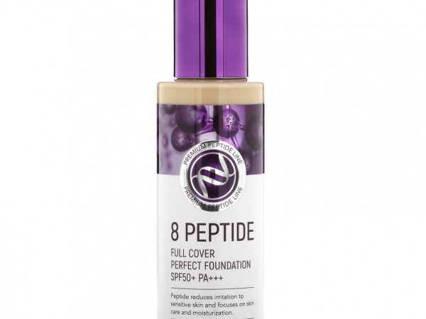 Enough, Тональная основа для полного покрытия с 8 пептидами, SPF 50+ PA +++, # 13, 100 г (3,53 унции)