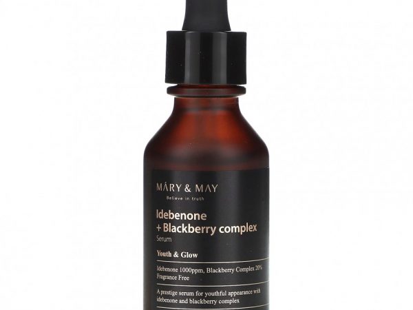Mary&May, Комплексная сыворотка Idebenone + ежевика, 30 мл (1,01 жидк. Унции)