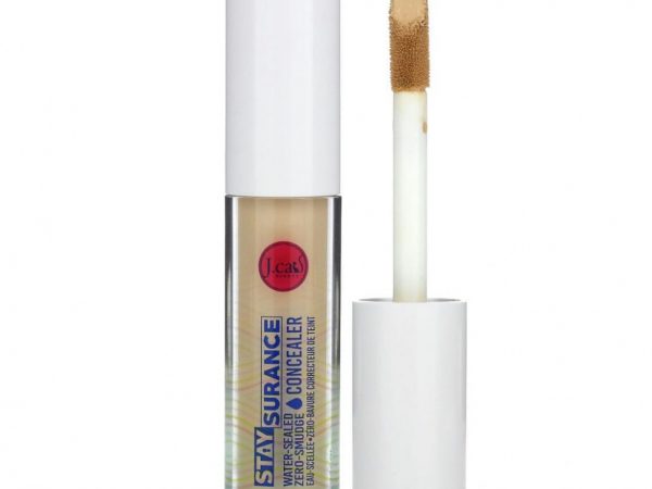J.Cat Beauty, Staysurance, Water-Sealed Zero-Smudge Concealer, бафф SHC108, 4,8 мл (0,16 жидк. Унции)
