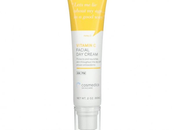 Cosmedica Skincare, Дневной крем для лица с витамином C, 2 унции (60 мл)