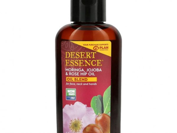 Desert Essence, Композиция из масел моринги, жожоба и шиповника, 2 унции (60 мл)