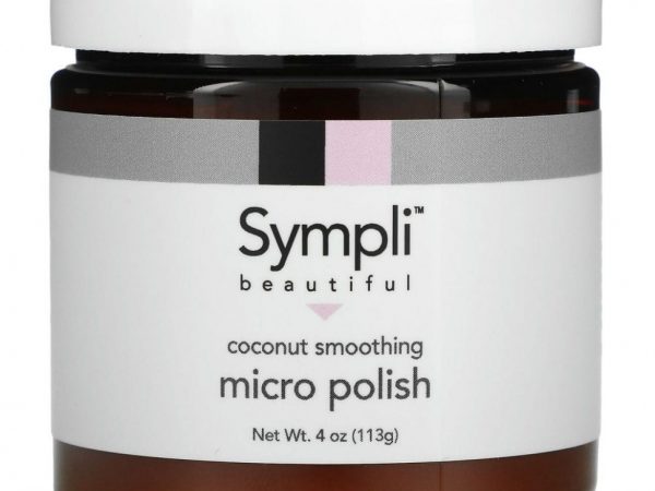 Sympli Beautiful, кокосовый скраб для гладкости кожи, 113 г (4 унции)