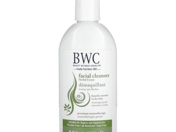 Beauty Without Cruelty, Очищающее средство для лица, травяной крем, 250 мл (8,5 жидк. Унции)