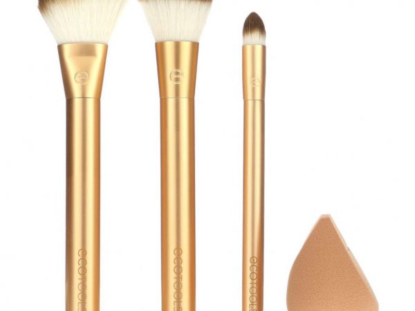 EcoTools, Precious Metals, Face Blend + Sculpt Set, набор из 4 предметов