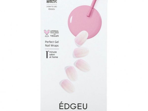 Edgeu, Гелевые обертывания для ногтей Perfect, ENA146, романтическое неоновое сияние, набор из 16 полосок