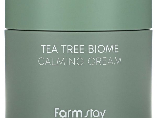 Farmstay, Tea Tree Biome, успокаивающий крем, 80 мл (2,70 жидк. Унции)