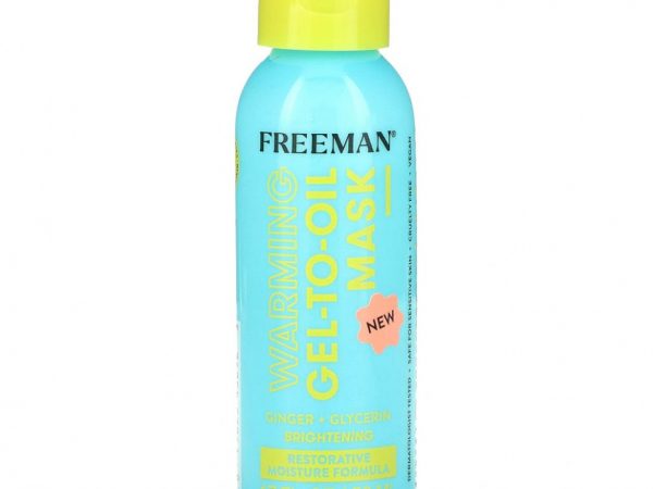 Freeman Beauty, Согревающая косметическая маска из геля и масла, имбирь + глицерин, 50 мл (1,7 жидк. Унции)