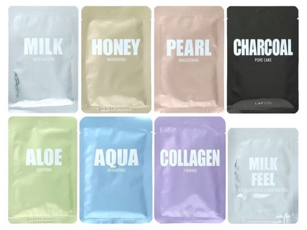 Lapcos, Beauty Buffet I, набор разнообразных тканевых масок, 7 шт. + 1 шт.