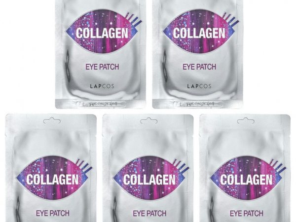 Lapcos, Коллагеновые патчи для глаз, 5 пар, 1,4 г (0,04 унции)