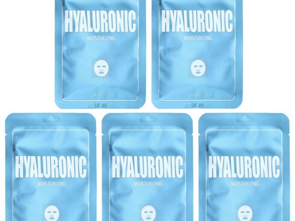 Lapcos, Набор увлажняющих тканевых масок с гиалуроновой кислотой, 5 шт., По 25 мл (0,84 жидк. Унции)