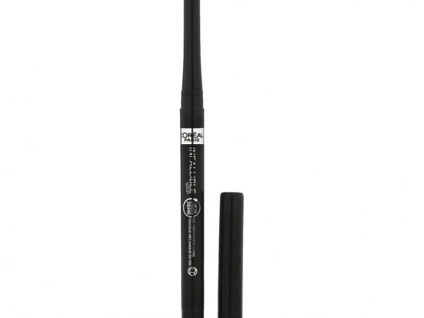 L'Oréal, Infallible Grip, гелевая механическая подводка для волос, 36 HR, интенсивный черный 200, 0,324 г (0,011 унции)